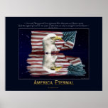 AMERICA, ETERNAL Patriotic Poster