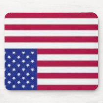America Flag Distress Signal Mousepad by ianeidson America Flag Distress Signal Mousepad
