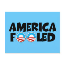 America fooled-anti Obama stuff Postcards