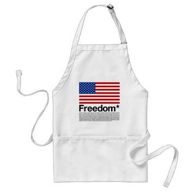 America: Freedom terms and conditions Apron by strk3