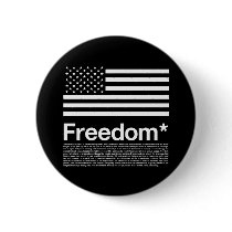 America: Freedom terms and conditions Pin