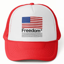 America: Freedom terms and conditions Trucker Hat