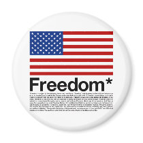 America: Freedom terms and conditions Refrigerator Magnets