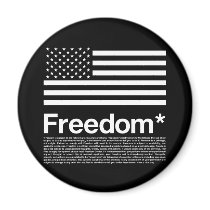 America: Freedom terms and conditions Magnet