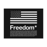 America: Freedom terms and conditions Post Cards