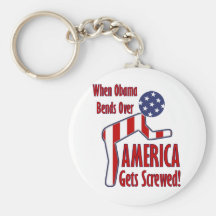 America Gets Screwed Keychains