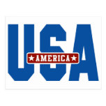 America Go USA Postcard
