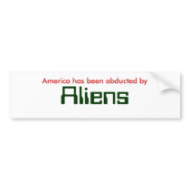 America has been abducted by bumper stickers