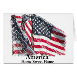 America Home Sweet Home Greeting Cards