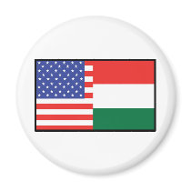America Hungary magnets by mariabellimages America Hungary magnets
