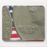 AMERICA - IN GOD WE TRUST - QUARTERS MOUSEPAD