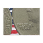 AMERICA - IN GOD WE TRUST - QUARTERS POST CARDS
