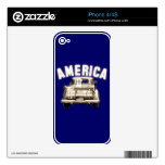 'AMERICA' iPhone Skin Skins For The iPhone 4S