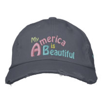 America is Beautiful, America's Song, Obama embroidered hats
