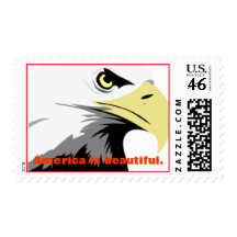America is beautiful stamp....