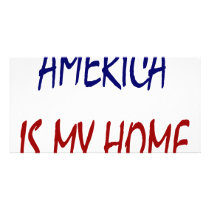America Is My Home photo cards