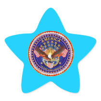 America Is Not Forgotten Star Only See Notes Sticker