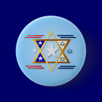 America-Israel Buttons