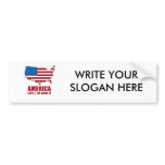 America. Love it or Leave it. Bumper Sticker