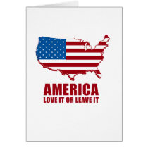 America. Love it or Leave it. cards