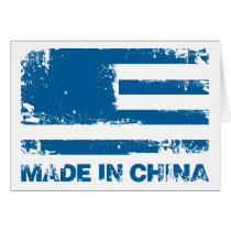 America Made in China - Blue cards by visualnewbie America Made in China - Blue cards