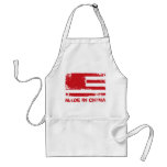 America Made in China - Red aprons