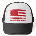 America Made in China - Red Trucker Hat