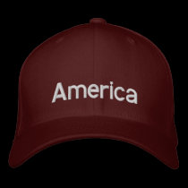 AMERICA (MOJISOLA A ONIFADE) embroidered hats by adeolagbadamosi AMERICA (MOJISOLA A ONIFADE) embroidered hats