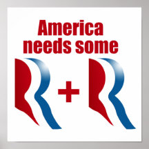 AMERICA NEEDS SOME R AND R.png Print