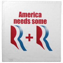AMERICA NEEDS SOME R AND R.png Printed Napkins