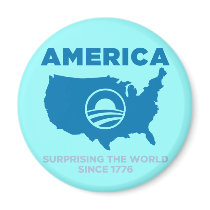 America Obama magnets