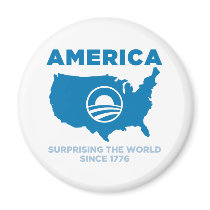 America Obama magnets