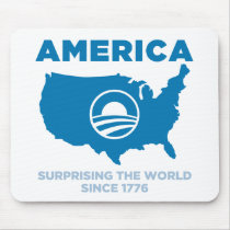 America Obama mousepads