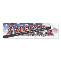 America: R.I.P. Bumper Sticker