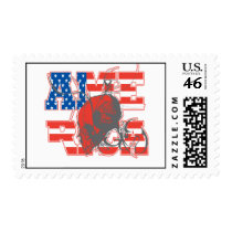 America: Red, White and Blue Postage Stamp