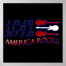 AMERICA ROCKS POSTER