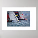 america s cup Sailing, sailboat, sailboat race Print