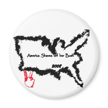 America Shaves Off Her Bush magnets