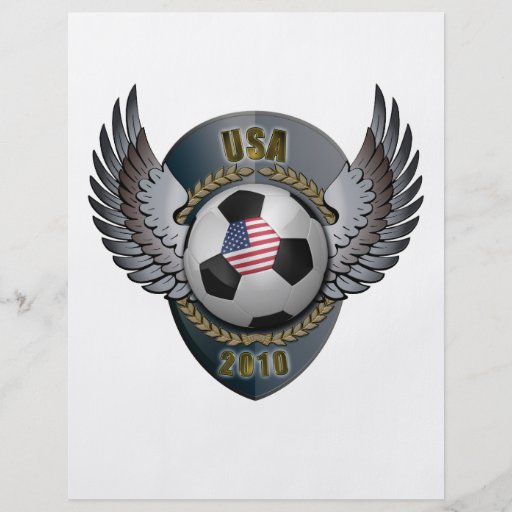 America Soccer Crest Custom Flyer