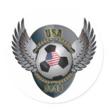 America Soccer Crest Stickers