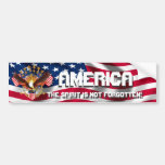 America Spirit Is Not Forgotten Please See Notes Bumper Sticker