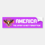 America Spirit Is Not Forgotten Please See Notes Bumper Sticker