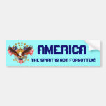 America Spirit Is Not Forgotten Please See Notes Bumper Sticker