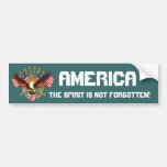America Spirit Is Not Forgotten Please See Notes Bumper Sticker