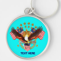 America Spirit  Key Chain Premium