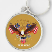 America Spirit  Key Chain Premium