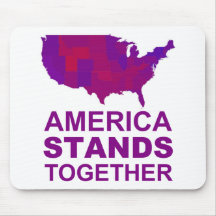 America Stands Together - Centrist / Moderate Gear Mousepads