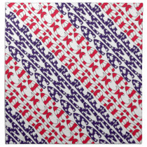 America Stars and Stripes Cloth Napkin