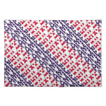 America Stars and Stripes Placemats