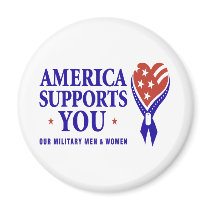 America Supports you LIGHT magnets by quatrosales America Supports you LIGHT magnets